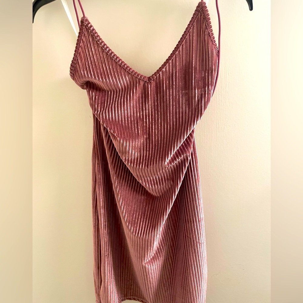 Sexy velvet dress